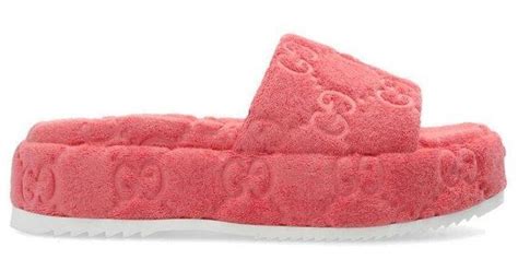 gucci slides pink gg|gucci slides pink price.